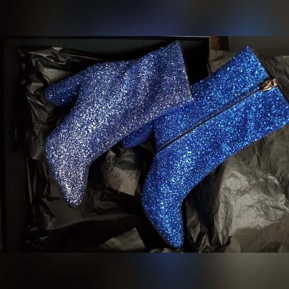 NIB Saint laurent glitter boots - Picture 4 of 6